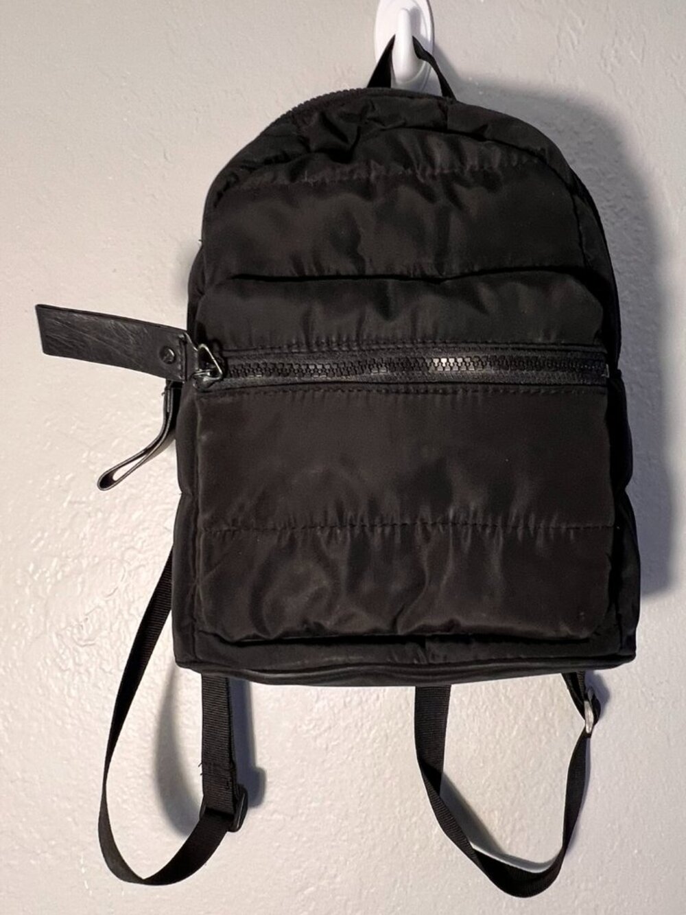 EUC - Mossimo Supply Co Black Quilted Black Backpack Purse